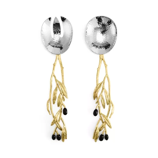 Buy โ๏ธ Michael Aram Olive Branch Servers, Set Of 2 No Color ๐ 4 Buy โ๏ธ Michael Aram Olive Branch Servers, Set Of 2 No Color ๐ - Image 4