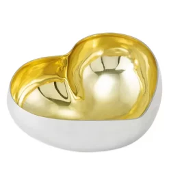 Discount 🔔 Michael Aram Heart Dish Brass/nickel 🧨
