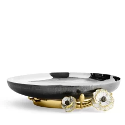 Best deal โ Michael Aram Anemone Medium Footed Platter Black ๐