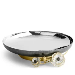 Best deal ⌛ Michael Aram Anemone Medium Footed Platter Black 🛒 -Michael Aram Sales Store unnamed file 520