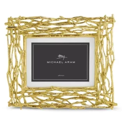Promo 🥰 Michael Aram Gold-Tone Twig Frame, 7" X 5" 😀