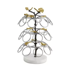 Best deal ⭐ Michael Aram Butterfly Ginkgo K-Cup Carousel Silver 🔔