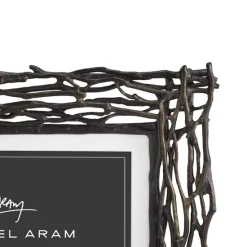 Promo 😀 Michael Aram Oxidized Twig Frame, 7" X 5" Metal 🎉 -Michael Aram Sales Store unnamed file 629