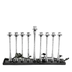 Deals 😍 Michael Aram Black Orchid Menorah Black/silver 👍