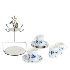 Discount 🔔 Michael Aram Blue Orchid Demitasse Cup & Saucer Set With Stand White 💯 -Michael Aram Sales Store unnamed file 646
