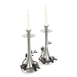 Promo 🎁 Michael Aram Black Orchid Taper Candleholders, Set Of 2 Black Nickelplate 🎁 -Michael Aram Sales Store unnamed file 673