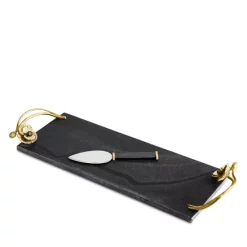 Brand new 🔥 Michael Aram Anemone Small Cheeseboard With Spreader Black ⌛ -Michael Aram Sales Store unnamed file 680