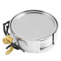 Promo 🎉 Michael Aram Butterfly Ginkgo Coaster, Set Of 6 Silver 👏 -Michael Aram Sales Store unnamed file 688