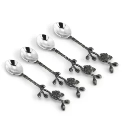 Cheapest 🤩 Michael Aram Black Orchid Hor D'oeuvres Spoon Set Silver ✨ -Michael Aram Sales Store unnamed file 710