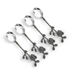 Cheapest 🤩 Michael Aram Black Orchid Hor D'oeuvres Spoon Set Silver ✨ -Michael Aram Sales Store unnamed file 711