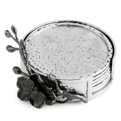 Buy ⌛ Michael Aram Black Orchid Coasters, Set Of 6 Nickelplate 💯 -Michael Aram Sales Store unnamed file 718