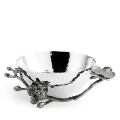 Deals ⌛ Michael Aram Black Orchid Nut Bowl Black Nickelplate 🥰