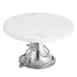 Flash Sale ❤️ Michael Aram White Orchid Cake Stand Marble/nickel ✨ -Michael Aram Sales Store unnamed file 770