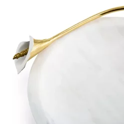 Deals 🔥 Michael Aram Calla Lily Marble Dish White 🧨 -Michael Aram Sales Store unnamed file 793