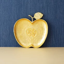 Best Sale 🎉 Michael Aram Apple Plate Gold 🎁 -Michael Aram Sales Store unnamed file 806