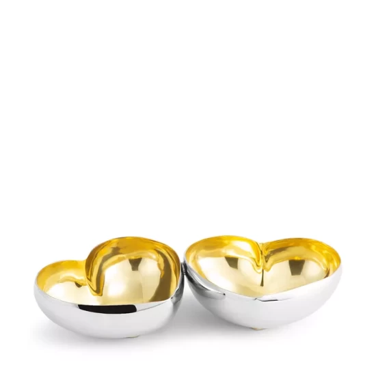 Cheapest ⌛ Michael Aram Heart Double Dish Silver/gold ✔️ 1 Cheapest ⌛ Michael Aram Heart Double Dish Silver/gold ✔️