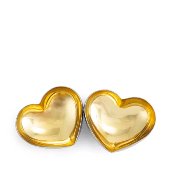 Cheapest ⌛ Michael Aram Heart Double Dish Silver/gold ✔️ 2 Cheapest ⌛ Michael Aram Heart Double Dish Silver/gold ✔️ - Image 2