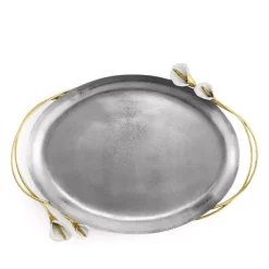 Outlet 🔔 Michael Aram Calla Lily Oval Tray No Color 👏 -Michael Aram Sales Store unnamed file 825