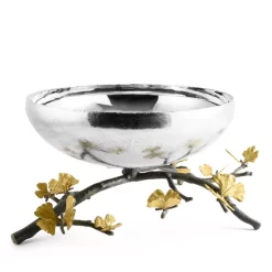 Cheapest 😍 Michael Aram Butterfly Ginkgo Large Centerpiece Bowl Silver ❤️