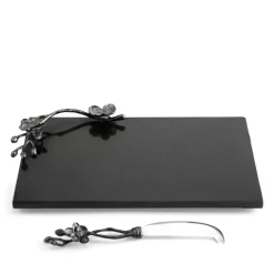 Promo 😉 Michael Aram Black Orchid Small Cheeseboard & Knife 🛒 -Michael Aram Sales Store unnamed file 856
