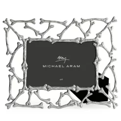 Promo 👏 Michael Aram 🐕 Dog Bone Frame, 4" X 6" Silver 🎁