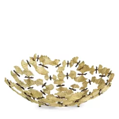 Cheapest โค๏ธ Michael Aram Butterfly Ginkgo Centerpiece Bowl Gold ๐คฉ