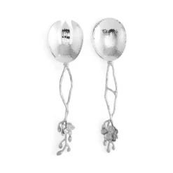 Outlet 🥰 Michael Aram White Orchid Server Set Stainless Steel 💯