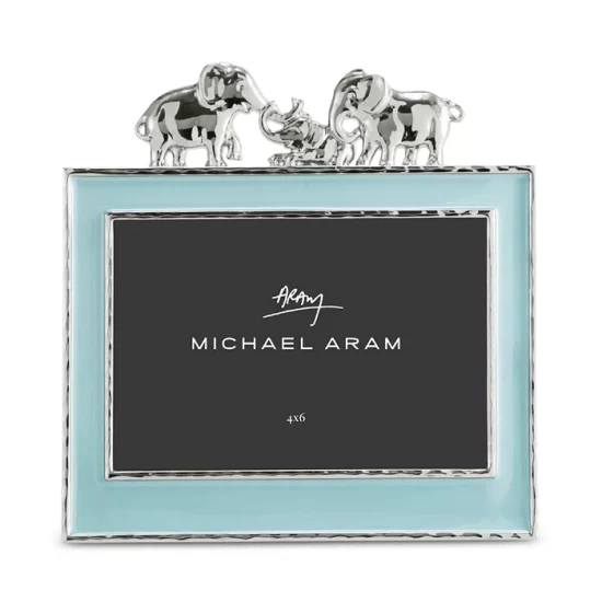 Budget โ๏ธ Michael Aram Elephant Enamel Frame, 4" X 6" Blue ๐ 1 Budget โ๏ธ Michael Aram Elephant Enamel Frame, 4" X 6" Blue ๐