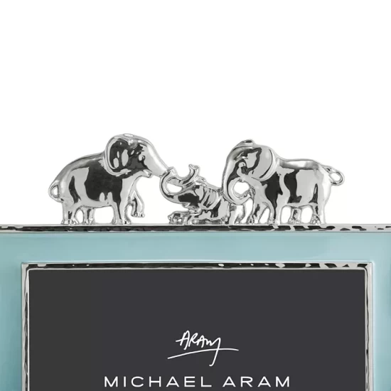 Budget โ๏ธ Michael Aram Elephant Enamel Frame, 4" X 6" Blue ๐ 2 Budget โ๏ธ Michael Aram Elephant Enamel Frame, 4" X 6" Blue ๐ - Image 2