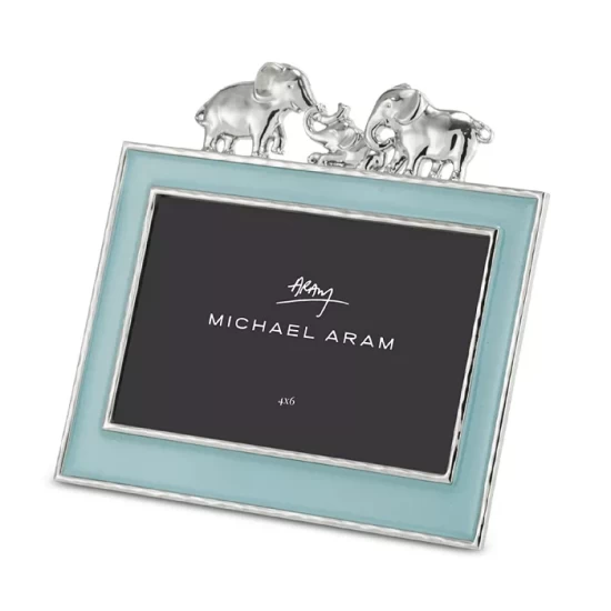 Budget โ๏ธ Michael Aram Elephant Enamel Frame, 4" X 6" Blue ๐ 4 Budget โ๏ธ Michael Aram Elephant Enamel Frame, 4" X 6" Blue ๐ - Image 4