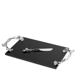 Cheap ❤️ Michael Aram Ginkgo Large Cheese Board And Knife - 100% Exclusive Black/silver 👍 -Michael Aram Sales Store unnamed file 988