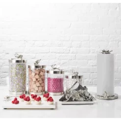 Best deal ⌛ Michael Aram White Orchid Canisters Silver 👍 -Michael Aram Sales Store unnamed file 999